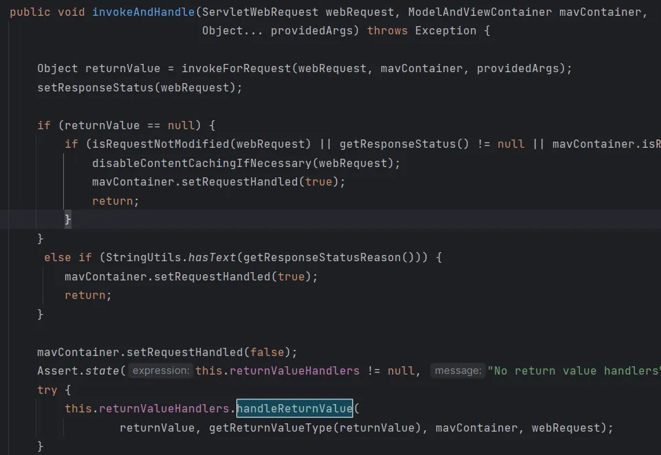 2. ServletInvocableHandlerMethod.java